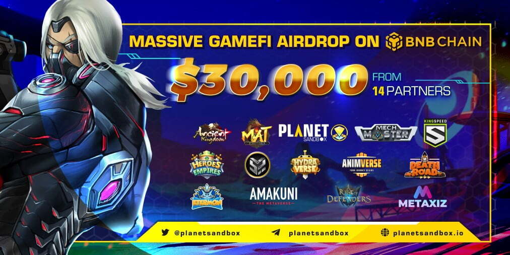 15 Dự Án Gamefi Hàng Đầu Trên Bsc Kết Hợp Triển Khai mưa Airdrop Lên Đến 30000 Usd