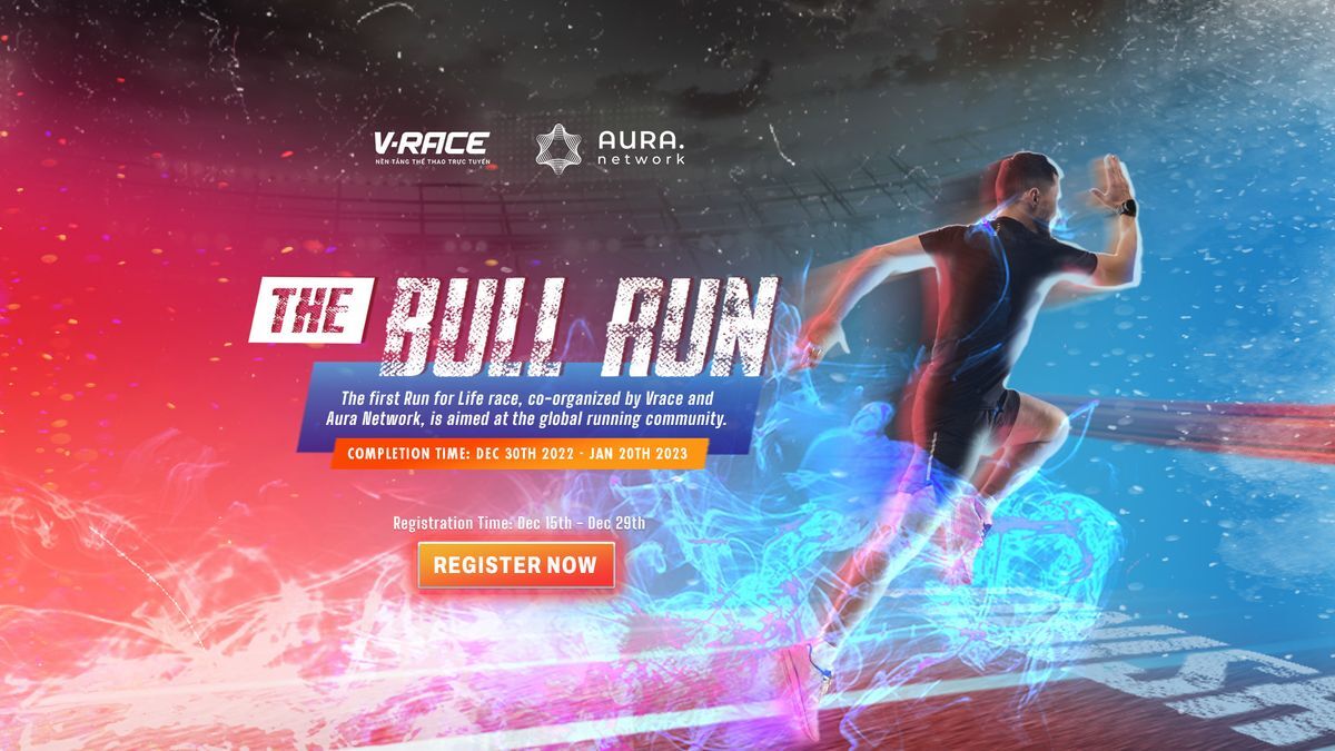 Aura Network Khởi Động Giải Chạy V-race The Bull Run 2022