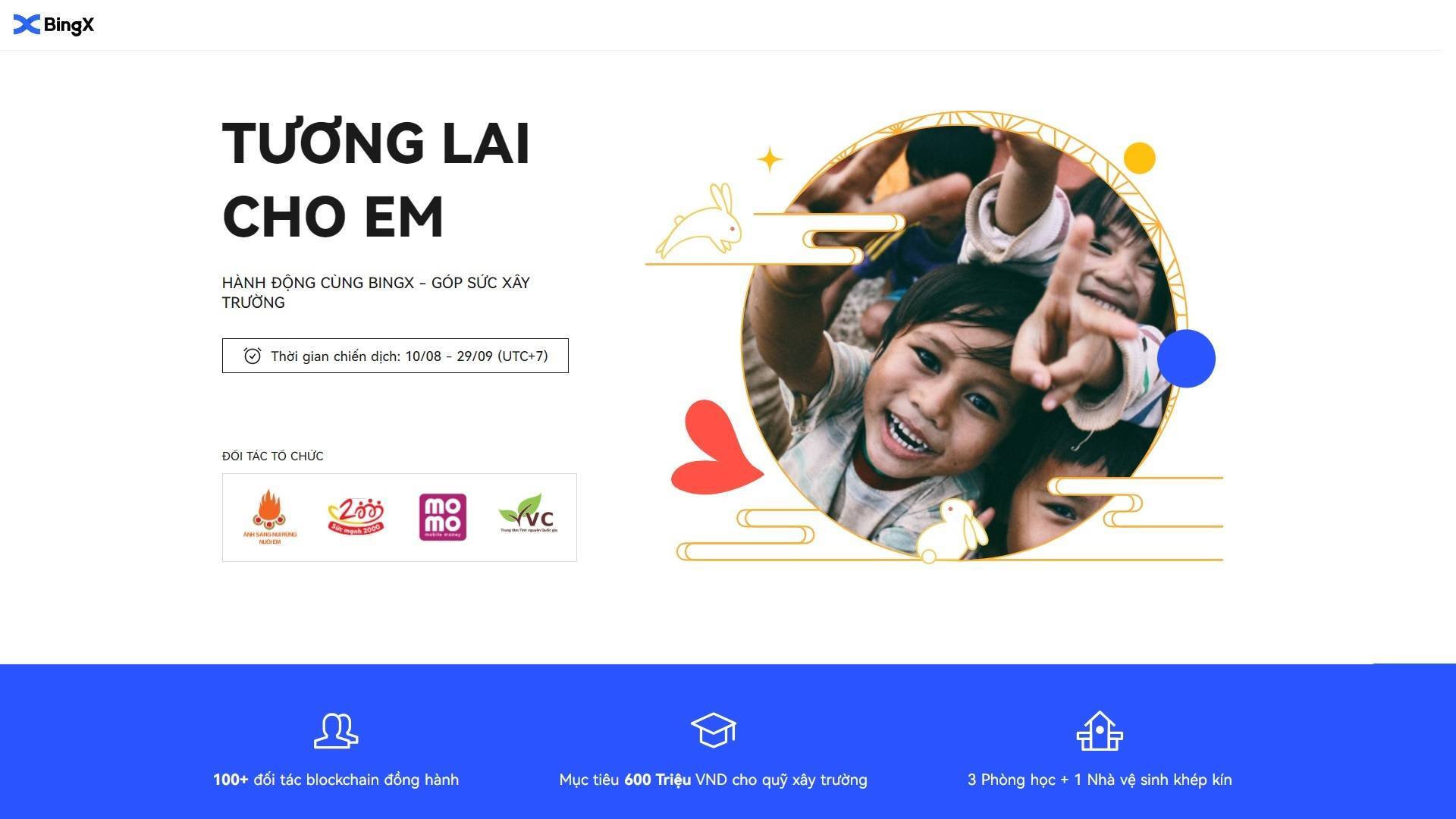 Bingx Mở Chiến Dịch Từ Thiện tương Lai Cho Em Xây Trường Cho Trẻ Em Nghèo Điện Biên