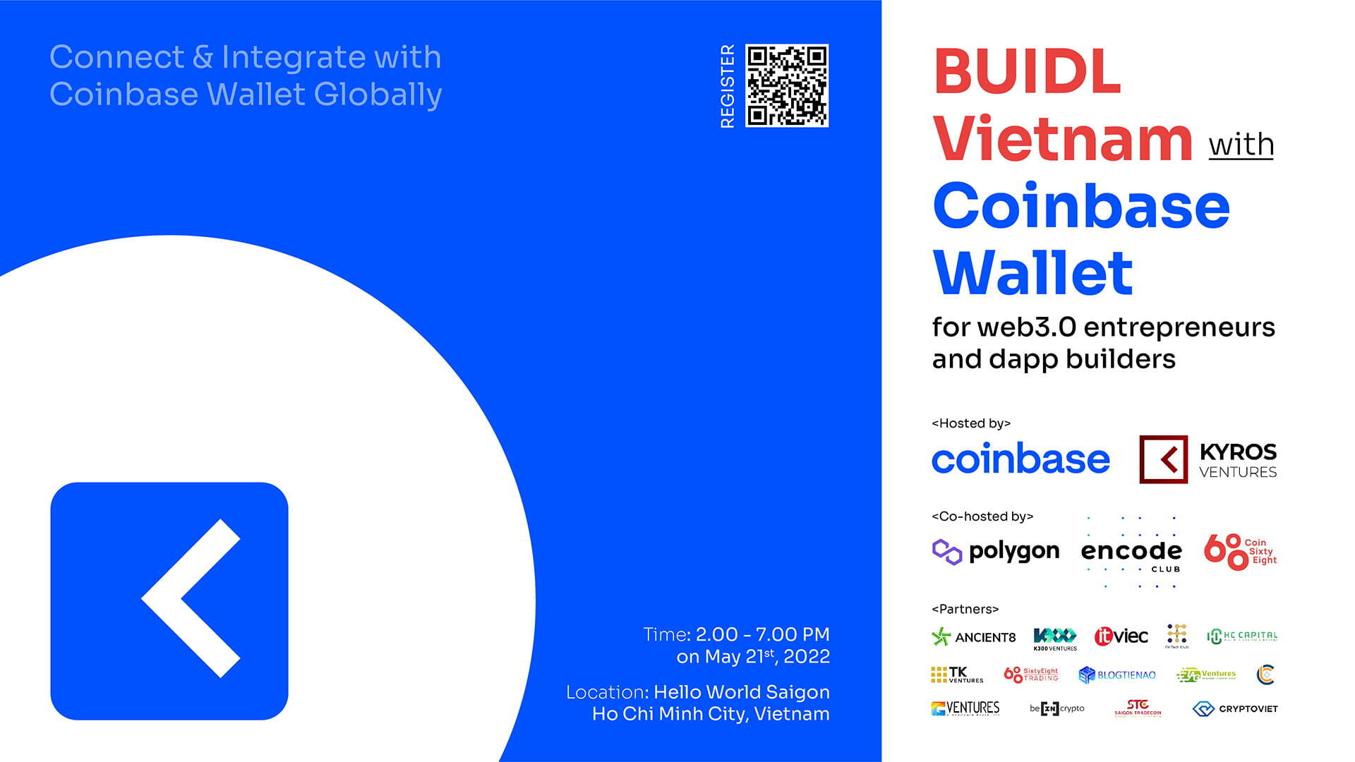 Buidl Vietnam With Coinbase Wallet  Sự Kiện Hackathon Đầu Tiên Dành Cho Lập Trình Viên Web3 Tại Việt Nam