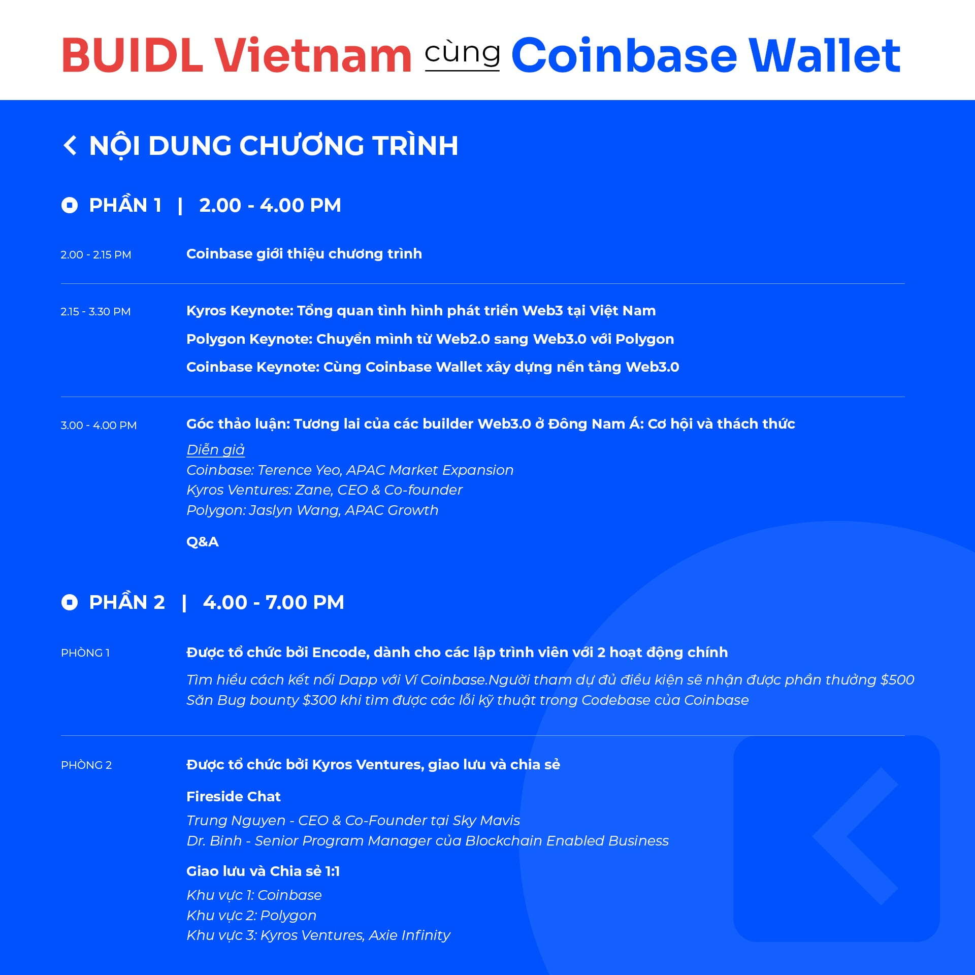 Buidl Vietnam With Coinbase Wallet  Sự Kiện Hackathon Đầu Tiên Dành Cho Lập Trình Viên Web3 Tại Việt Nam