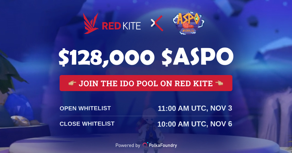 Cách Tham Gia Ido Pool Và Community Pool Dự Án Aspo World Trên Red Kite