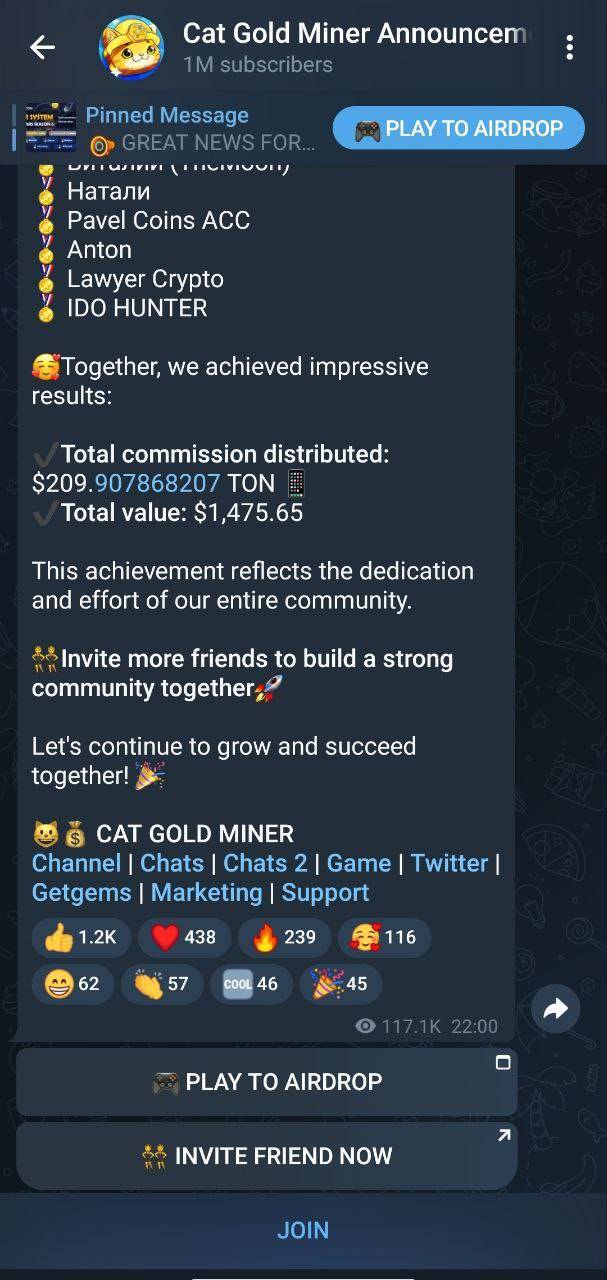 Cat Gold Miner Là Gì Hướng Dẫn Săn Airdrop Bằng Cách Đào Vàng Trên Telegram