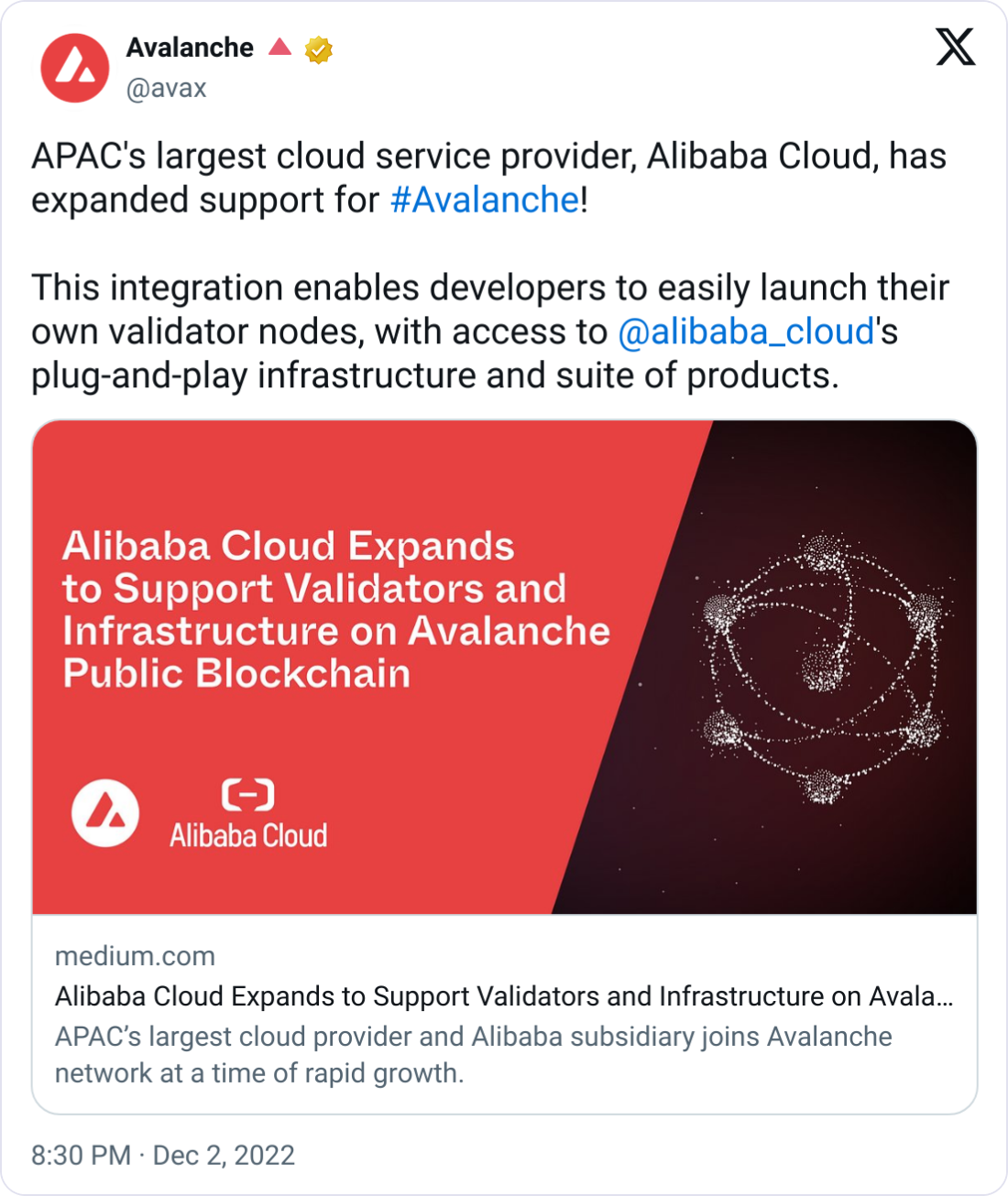 CertiK chuyển đổi ứng dụng blockchain sang Alibaba Cloud