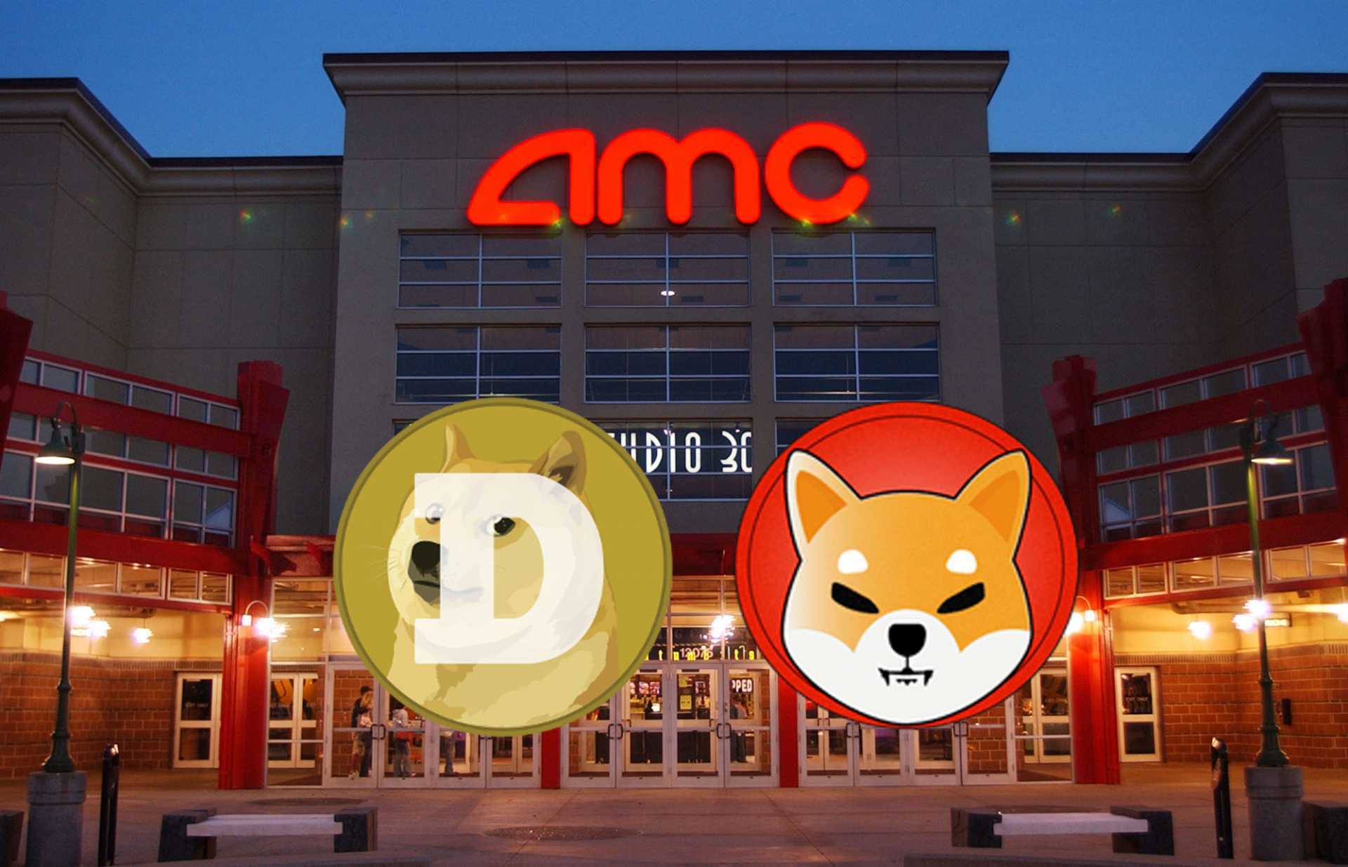 Chuỗi rạp phim AMC chấp nhận thanh toán Dogecoin (DOGE) và Shiba Inu (SHIB) trên ứng dụng di động