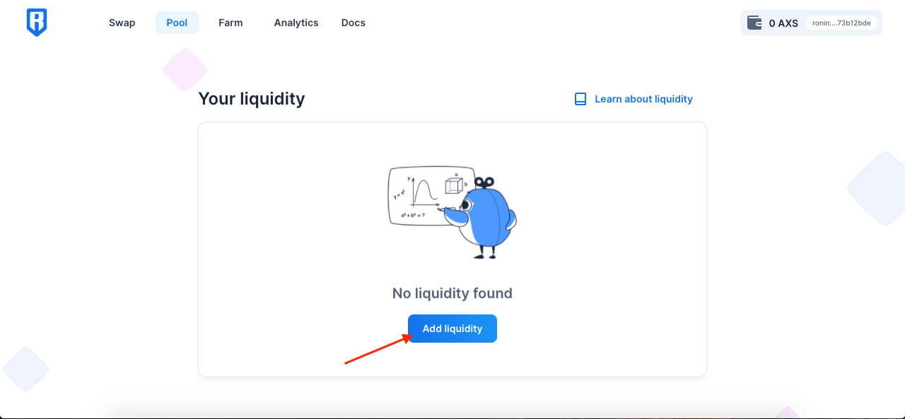 Chọn “Add Liquidity
