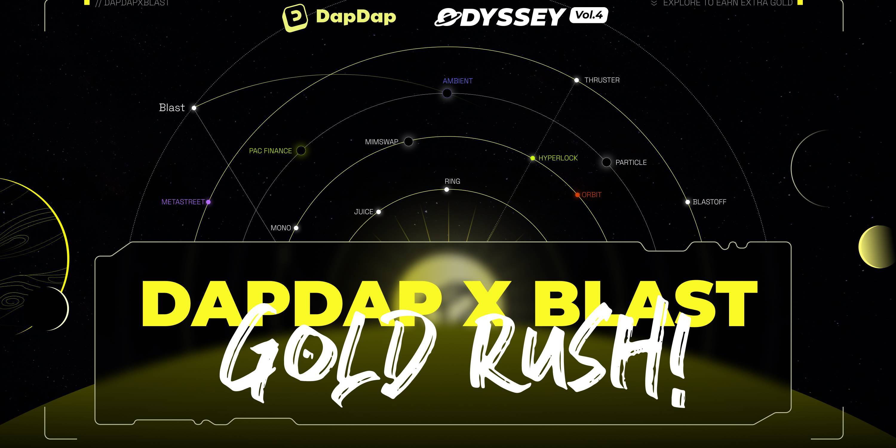 Dapdap Odyssey Vol Iv Mở cơn Sốt Tìm Vàng Với Điểm Thưởng Gold Trên Layer-2 Blast