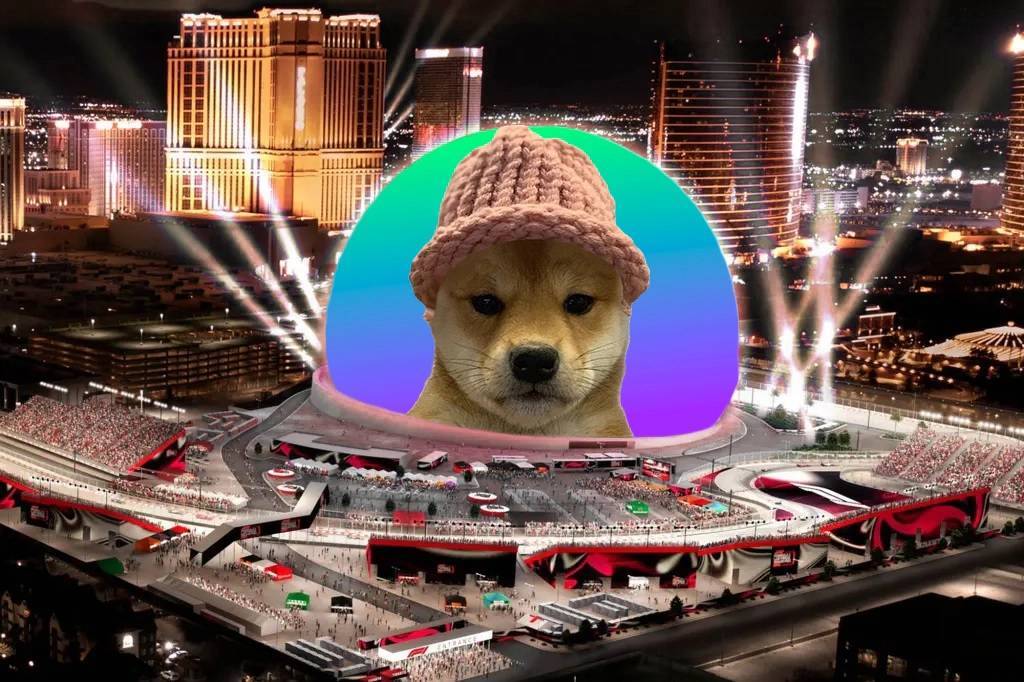 Dogwifhat wif Lập Ath Mới Sau Khi Kêu Gọi 650000 Usd Để Đưa Logo Lên khối Cầu Vegas