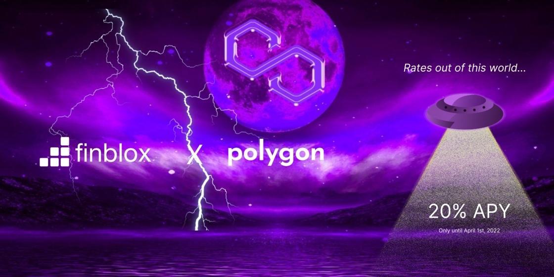 Finblox Áp Dụng Mức Apy 20 Đối Với Polygon matic