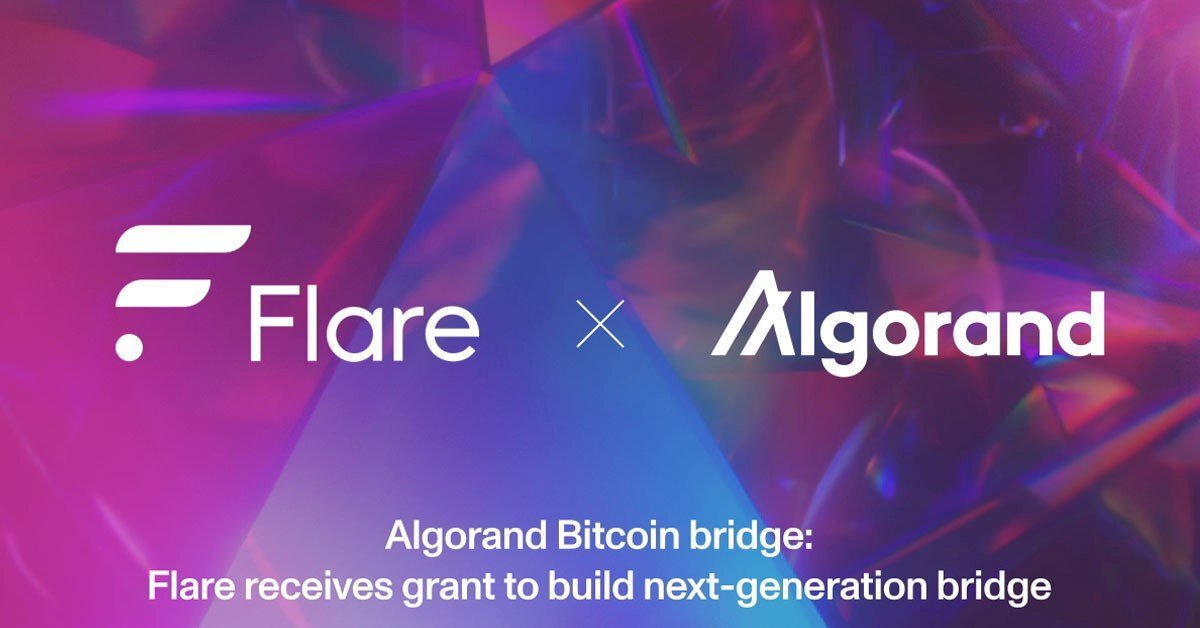 Flare Network được Algorand tài trợ để xây dựng cầu nối mang Bitcoin đến hệ sinh thái ALGO