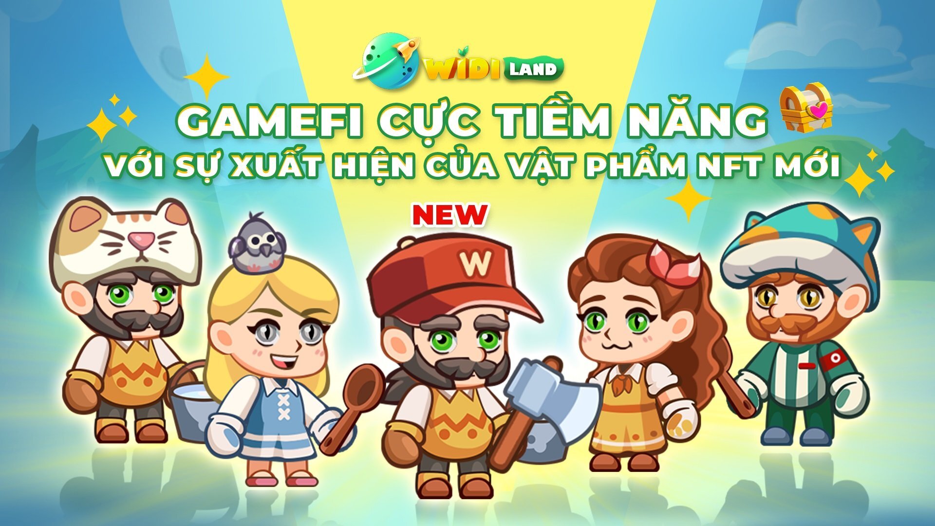 Gamefi Widiland Tiềm Năng Với Sự Xuất Hiện Của Vật Phẩm Nft Mới