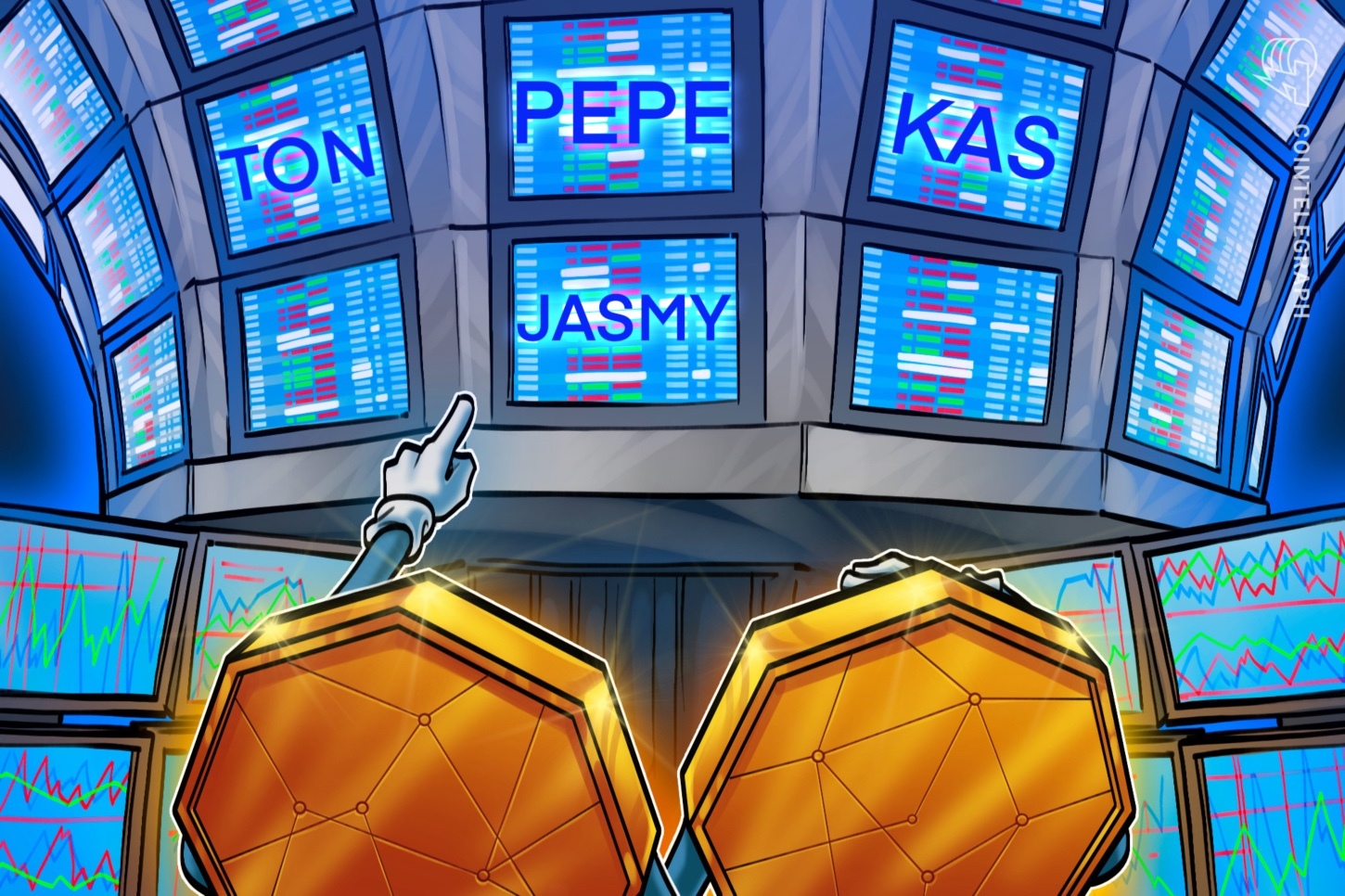 Bitcoin price loses ground as TON, PEPE, KAS and JASMY catch traders’ attention