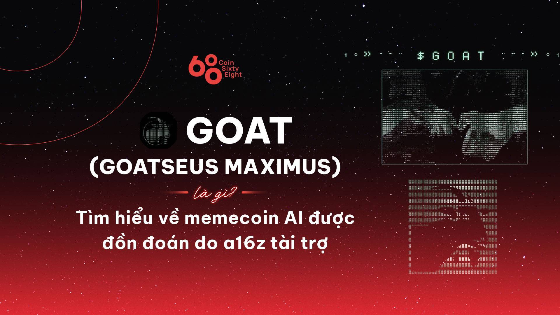 Goat goatseus Maximus Là Gì Tìm Hiểu Về Memecoin Ai Được Đồn Đoán Do A16z Tài Trợ