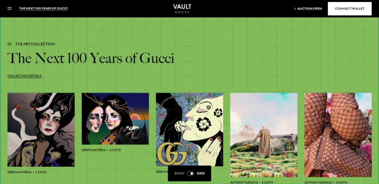 Gucci Đầu Tư 25000 Usd Vào Dao Superrare Chuẩn Bị Ra Mắt digital Art Vault