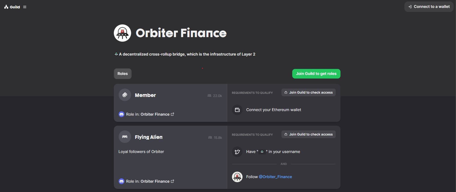  của Orbiter Finance giống như Arbitrum