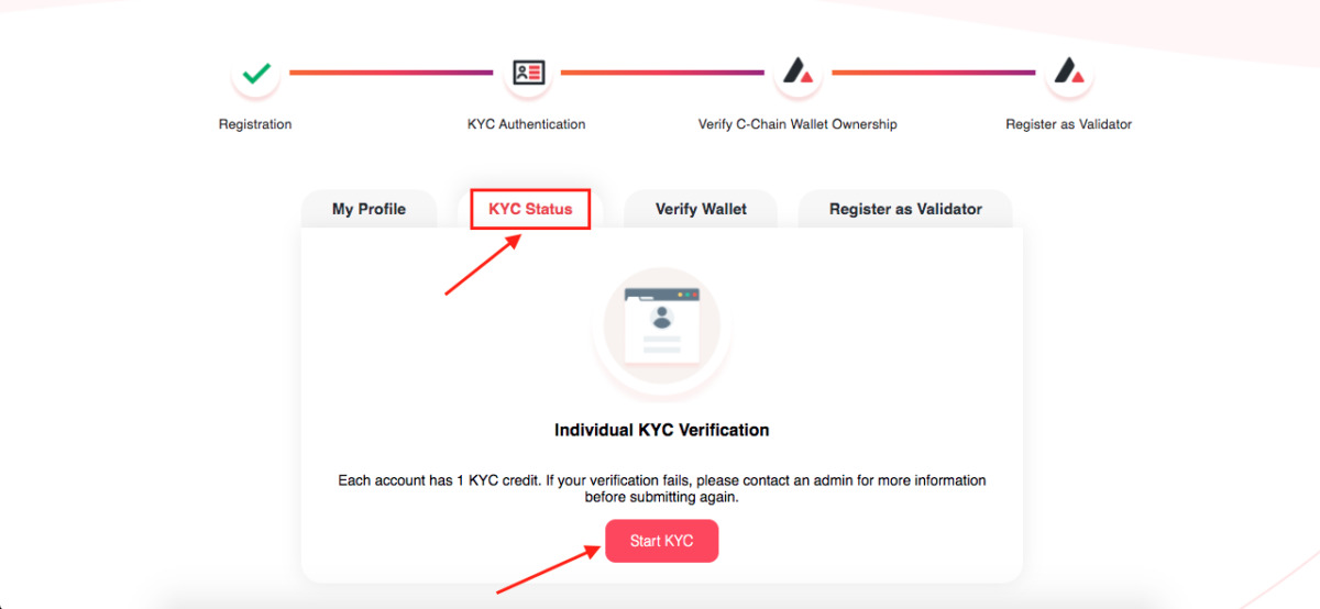 Chọn KYC Status