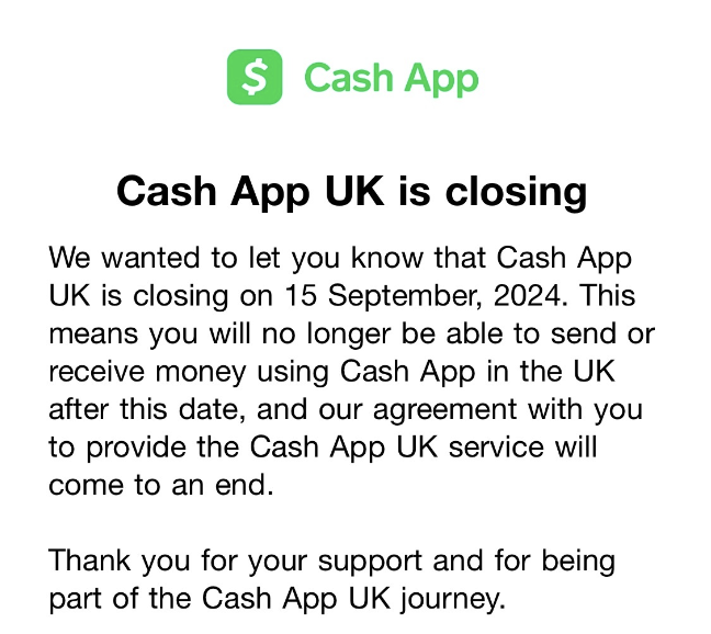 Jack Dorsey đóng cửa hoạt động tại Anh cho ứng dụng Cash App