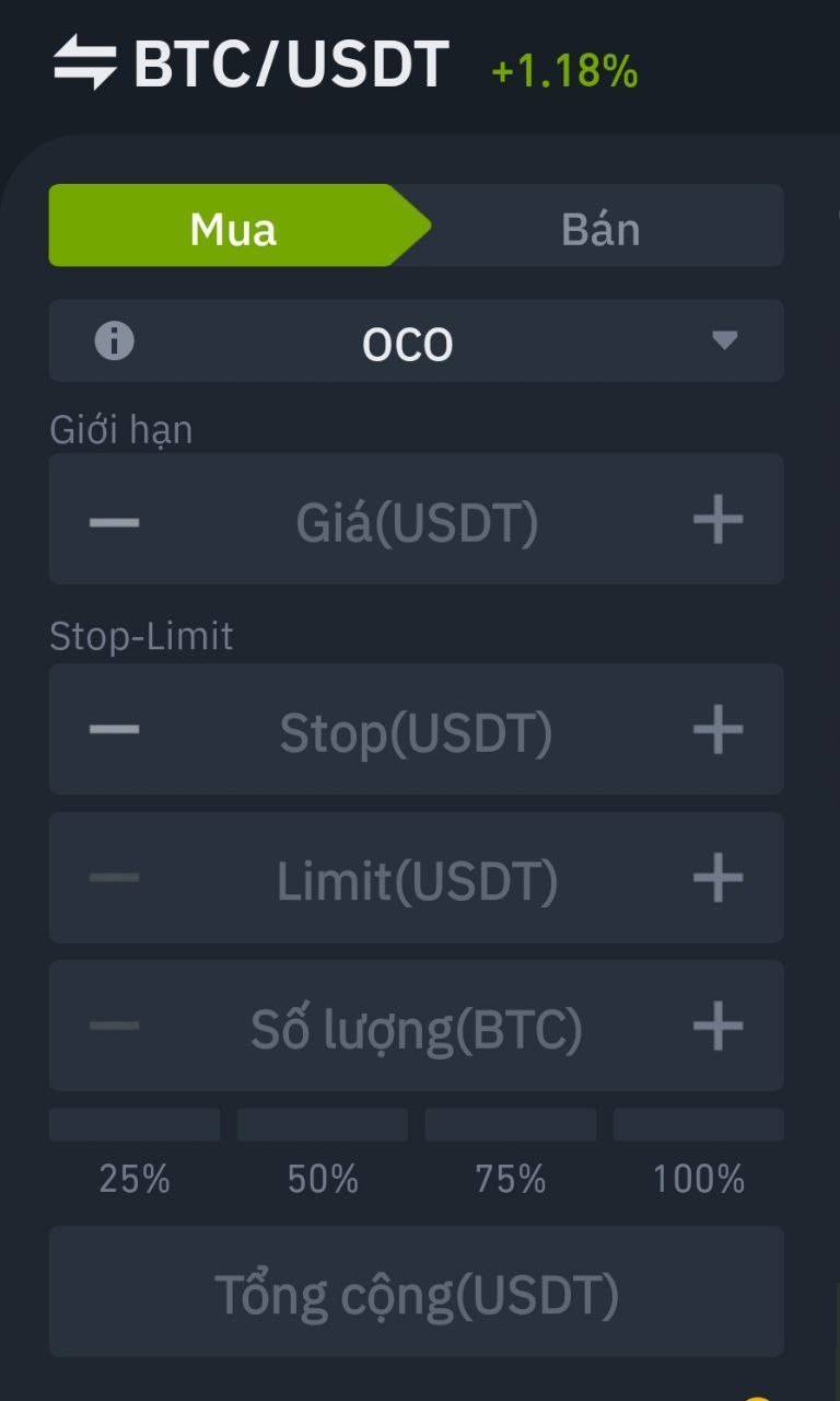 Lệnh Oco Là Gì Cách Sử Dụng Lệnh Oco Trên Sàn Giao Dịch Binance