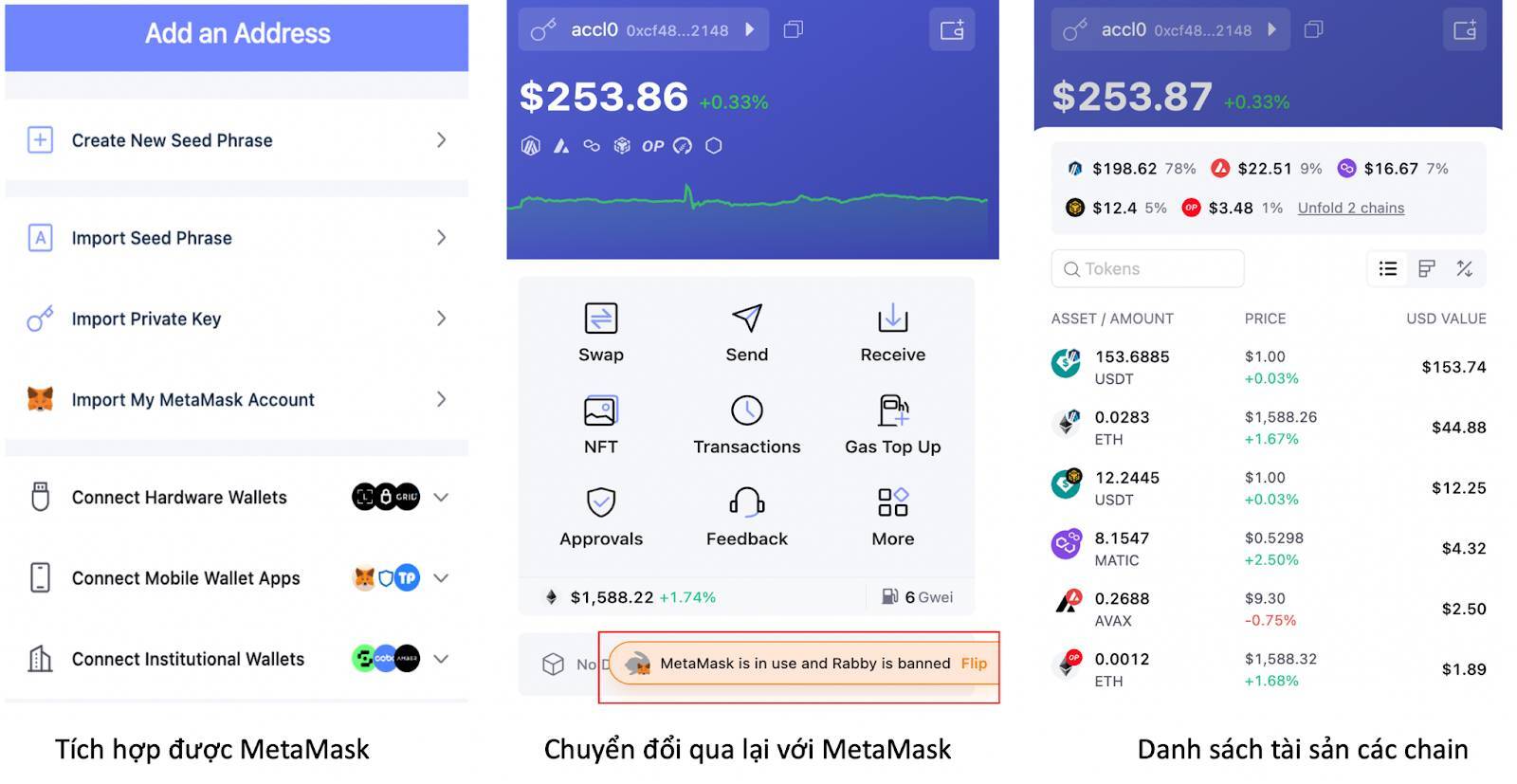 Metamask 101 Điểm Mạnh Của Rabby Wallet So Với Metamask