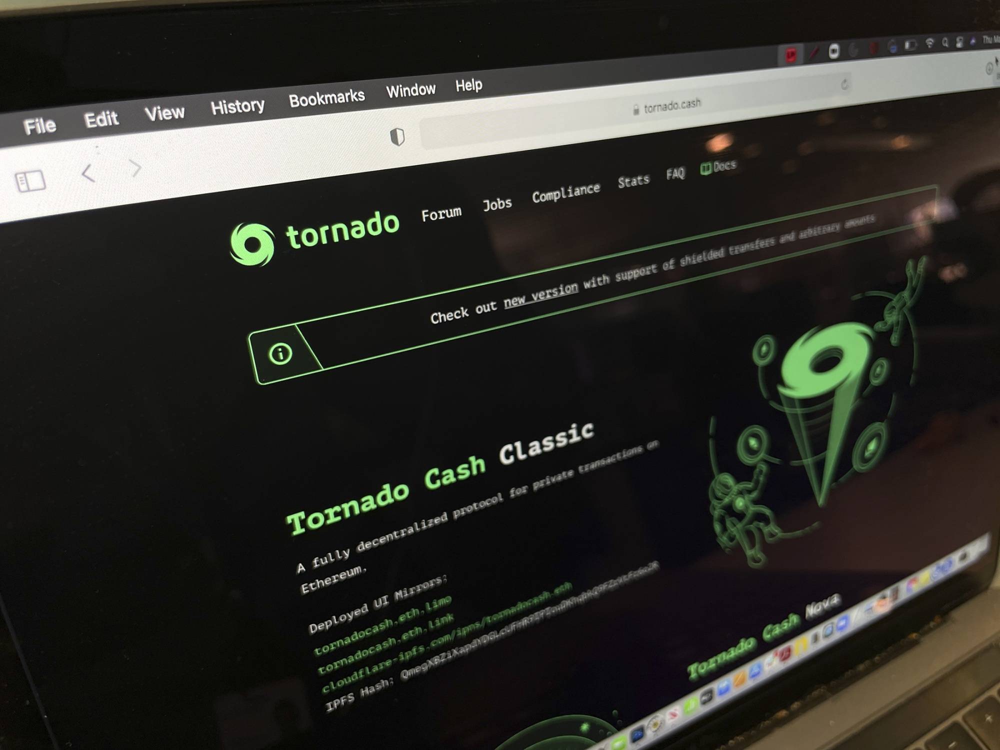 Mỹ Bắt Giữ Đồng Sáng Lập Tornado Cash