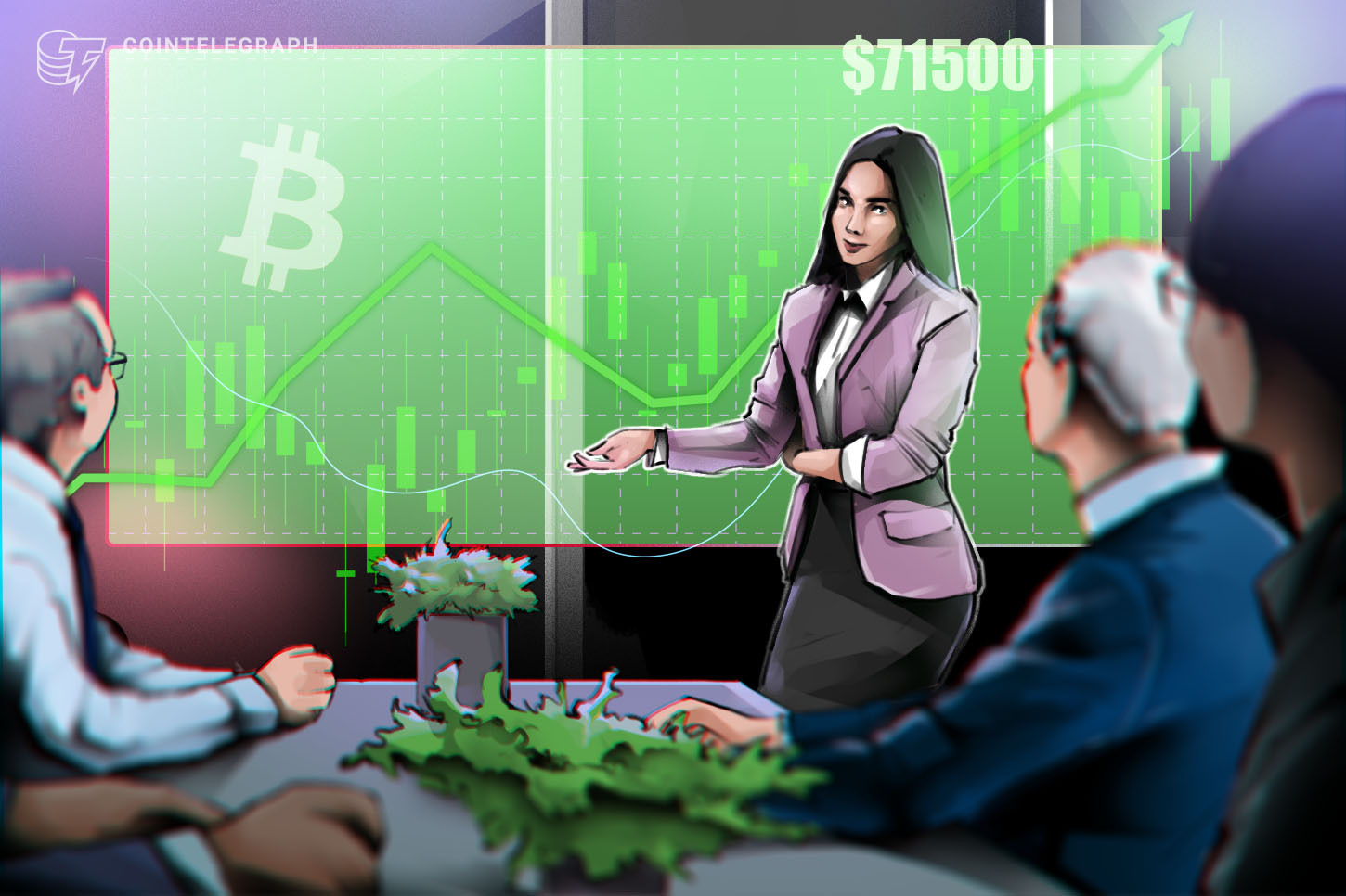Nhà giao dịch hướng đến giá Bitcoin $ 71.5K khi lợi nhuận mở của nông dân tăng 13% 
