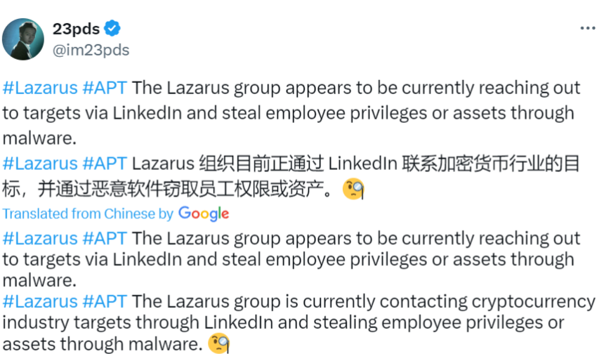 Nhóm hacker Lazarus của Bắc Triều Tiên sử dụng LinkedIn để nhắm mục tiêu và đánh cắp tài sản - Bản báo cáo.