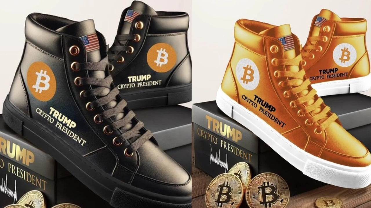 Ông Trump Mở Bán Giày Thể Thao Bitcoin Một Phiên Bản Đã Cháy Hàng