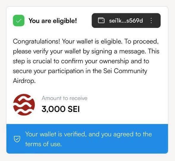 Sei Foundation Airdrop Đợt 2 Với Hơn 27 Triệu Sei Được Phân Bổ