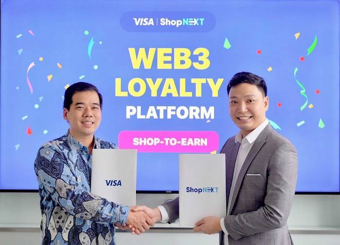 Web3 loyalty platform between Visa and ShopNEXT
