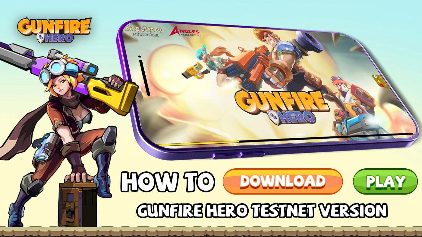 Step Hero hero Phát Hành Phiên Bản Testnet Gunfire Hero