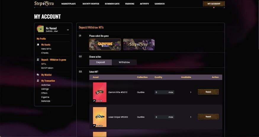 Step Hero hero Phát Hành Phiên Bản Testnet Gunfire Hero