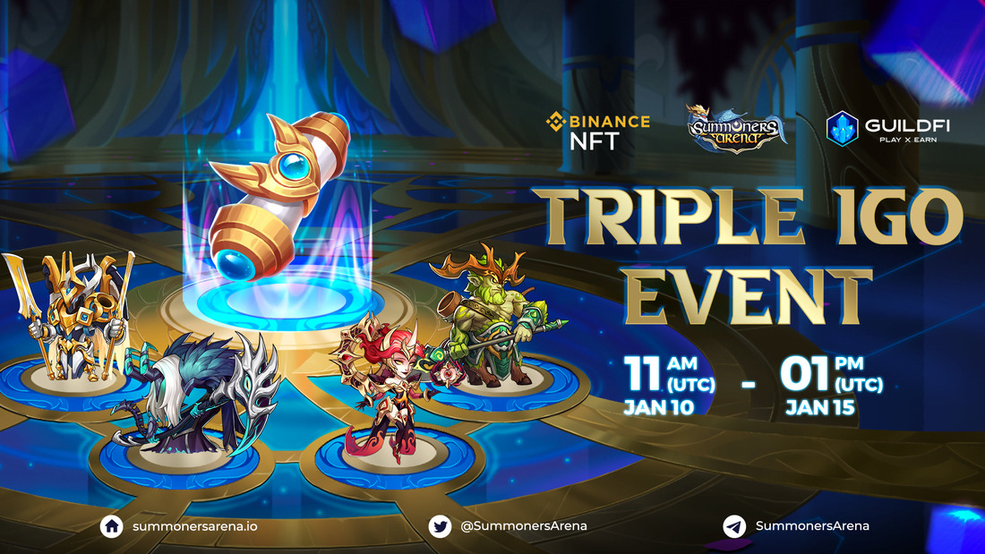 Summoners Arena Triple Igo Binance Nft X Summoners Arena X Guildfi Và Cách Tham Gia