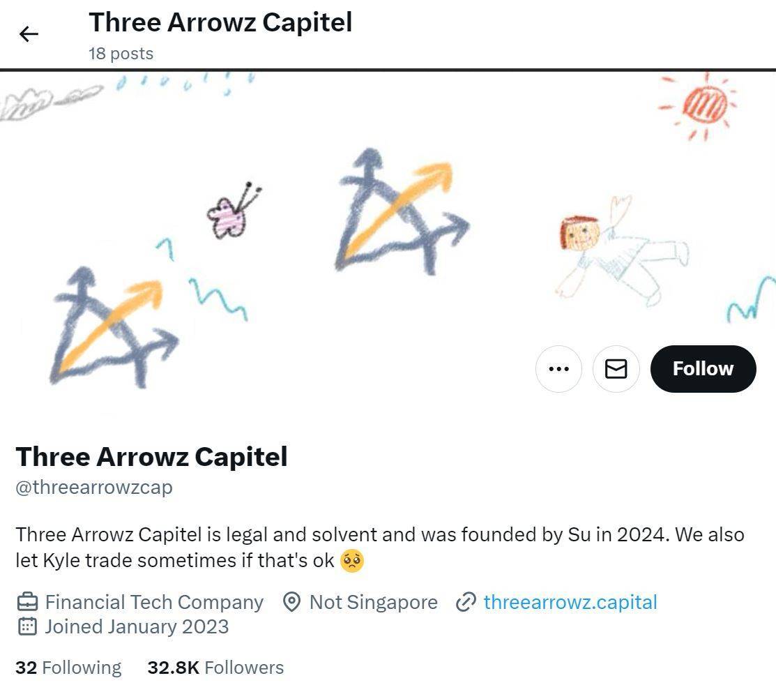 Three Arrows Capital Lại Tái Xuất Lần Này Là Với Memecoin 3ac