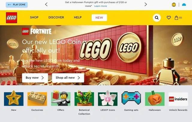 Trang Chủ Lego Bị Tấn Công Chèn Quảng Cáo Lừa Đảo Crypto