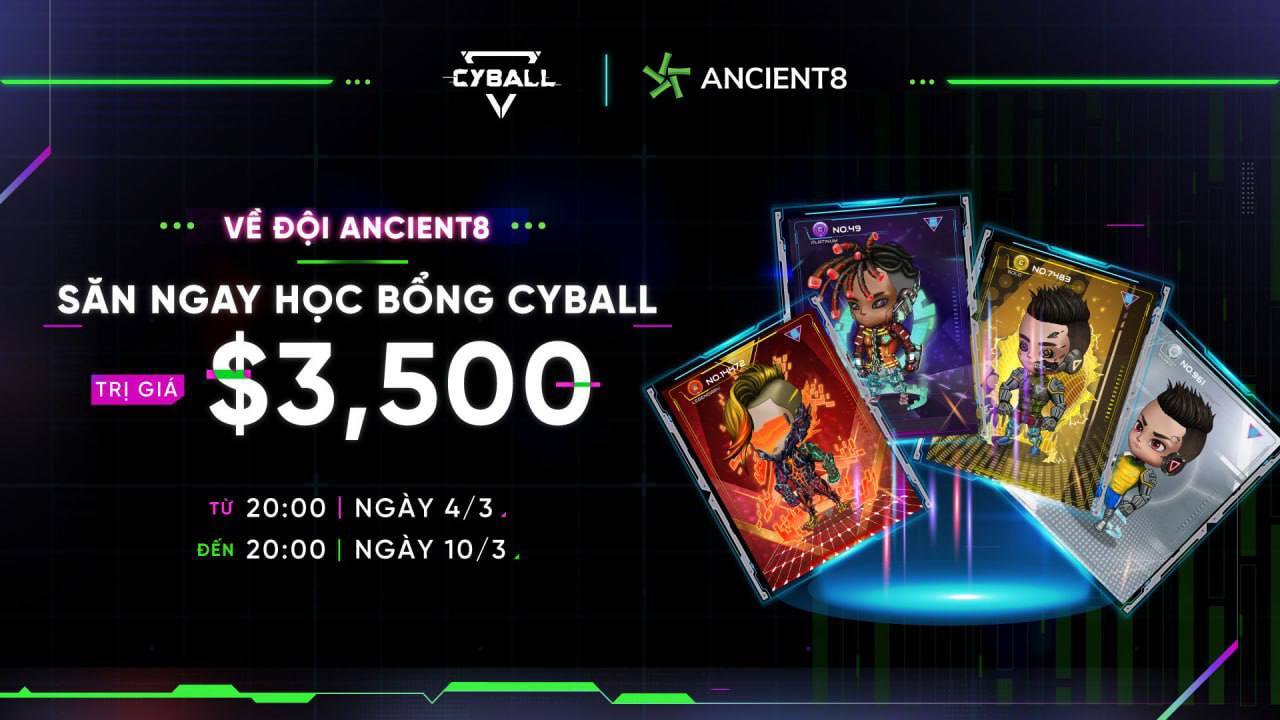 Vê Đôi Ancient8  Săn Ngay Hoc Bông Cyball Trị Giá 3500 Usd