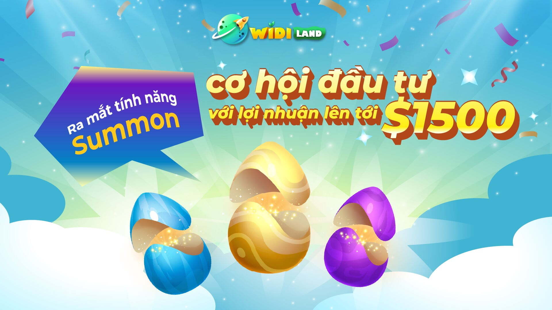 Widiland Trình Làng Tính Năng Summon  Cơ Hội Đầu Tư Với Lợi Nhuận Lên Tới 1500 Usd